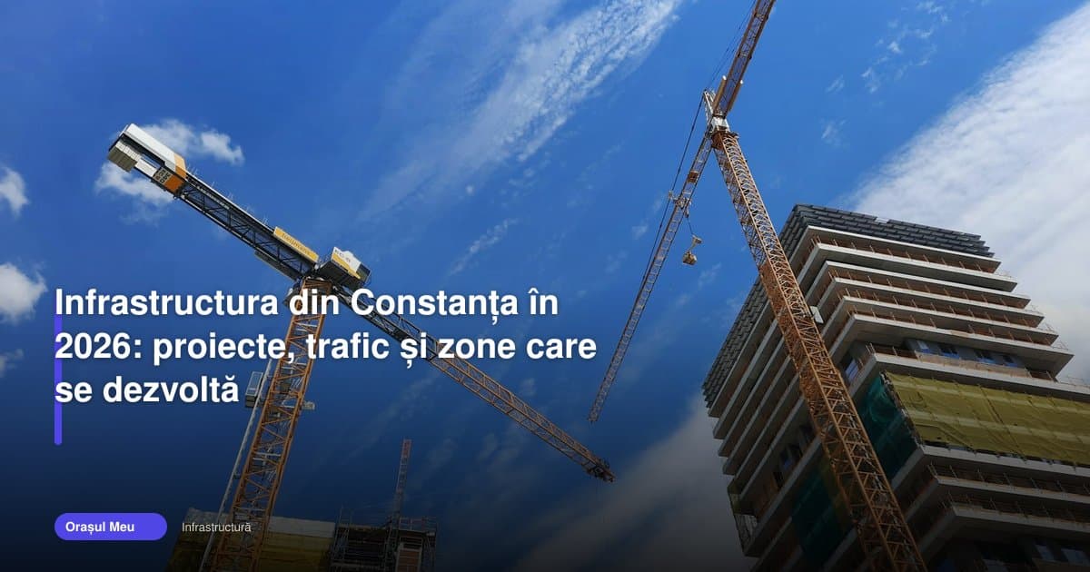infrastructura constanta 2026: proiecte, trafic și dezvoltare